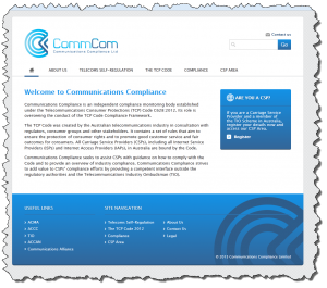 Communications Compliance website